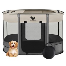 Rest-Eazzzy Dog Playpen Foldable Kitten Playpen Medium Dogs Portable Pet Puppy P