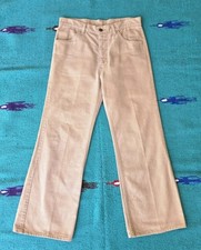 Vintage 70s Levi  s Bell Bottom Beige Jeans Pants TAG Size 31W X 30L 29x26.5 