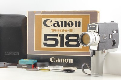 ⏯️All Works [Exc+5] Canon Single-8 518 Auto Zoom Cine Camera