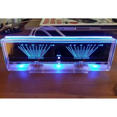 Leistungsverstärker-Panel Dual Analog VU-Meter Audiopegel dB-Meter mit