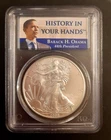2009 1 Oz Silver American Eagle (Brilliant Uncirculated) PCGS Obama Label