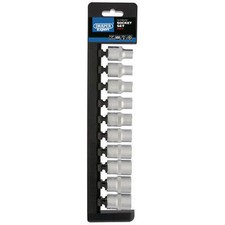 Image of Draper Expert 10 Piece 1/2" Drive Hex Socket Set Metric