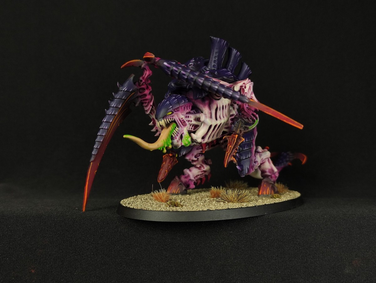 WARHAMMER 40K TYRANID Carnifex Thornback Dakkafex nicely painted based EUR 42,00 - FR