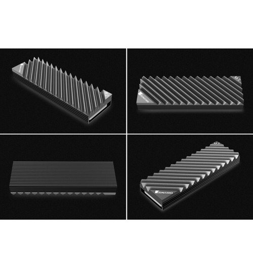Do M.2 2280 SSD PC Dysk twardy Radiator Płetwa rozpraszająca ciepło z podkładką termiczną - Zdjęcie 5 z 7