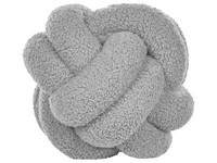 Boucle Knot Cushion 19 x 19 cm Grey MALNI