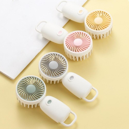 Mini Handheld Fan Portable Handheld Mini USB Rechargeable 3-Speeds Fan V1V1 W1D5