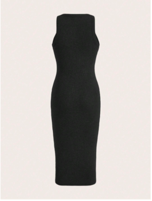 blue dress for baby girl Gala Rib Knit Bodycon Dress