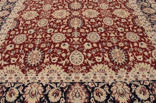 9'11" x 14'3" ft. Pakistani Vegetable Dye Hand Knotted Oriental Colorful Rug - Picture 3 of 7