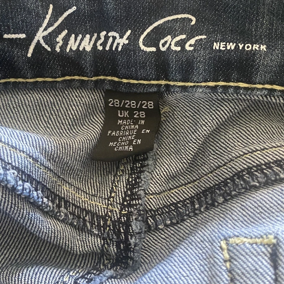 Pantalones de mezclilla Kenneth Cole New York para mujer talla 28 estilo bootcut SW2A9327C mezcla de algodón Foto 4 de 4