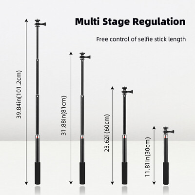 Sports Camera Extension Selfie Stick Fit For DJI OSMO POCKET 3/Insta360 One  X3/2