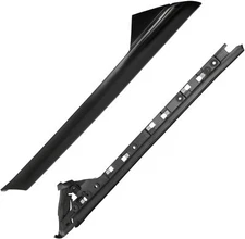 Left Side Windshield A-Pillar Molding INNER OUTER Trim For 11-19 Ford Explorer