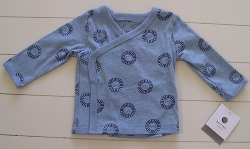 Chicos Petit Lem 3 Piezas Azul León LS Camisa Pantalones con Pies y Sombrero Conjunto Selva 6M 9M - Imagen 2 de 5