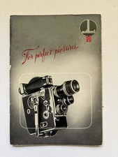 BOLEX 16mm h16 H REFLEX Instruction Manual lenses brochure catalog