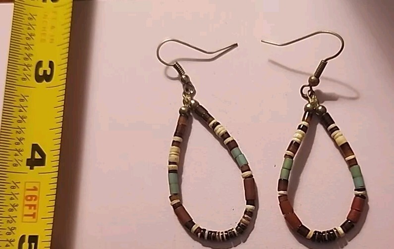 Drop-dangle Native American Earrings - image 2
