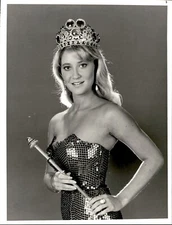GA246 1984 Original NBC Photo UNIVERSITY MIAMI ORANGE BOWL QUEEN STEPHANIE HIX