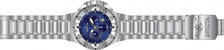 Invicta Excursion Chronograph Quarz Saphir Blau Und Silber Armbanduhr - Bild 4 von 4