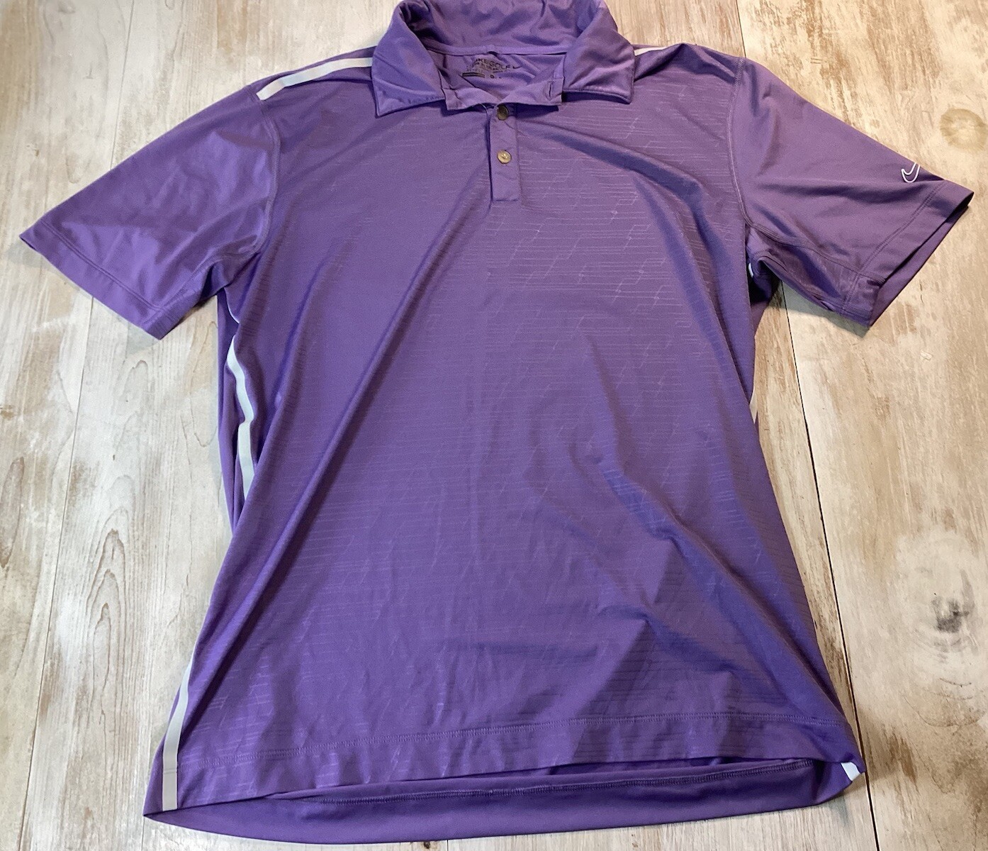 Nike Golf Short Sleeve Purple Collared Shirt Men’s Medium Business Casual thumbnail 2