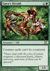 Gaea's Herald 265/383 Tenth Edition MTG Rare