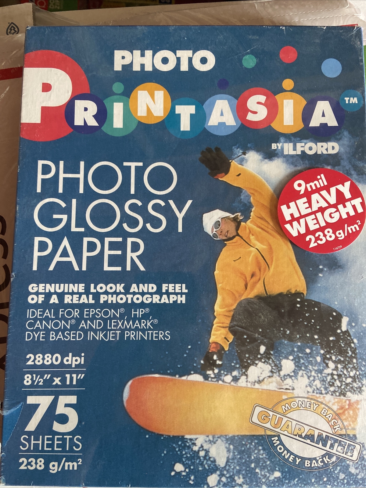 Printasia By Ilford Photo Glossy Paper 75 Sheets eBay