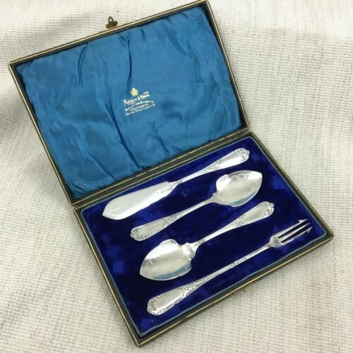 Mappin & Webb Antique Silver Cutlery Sets