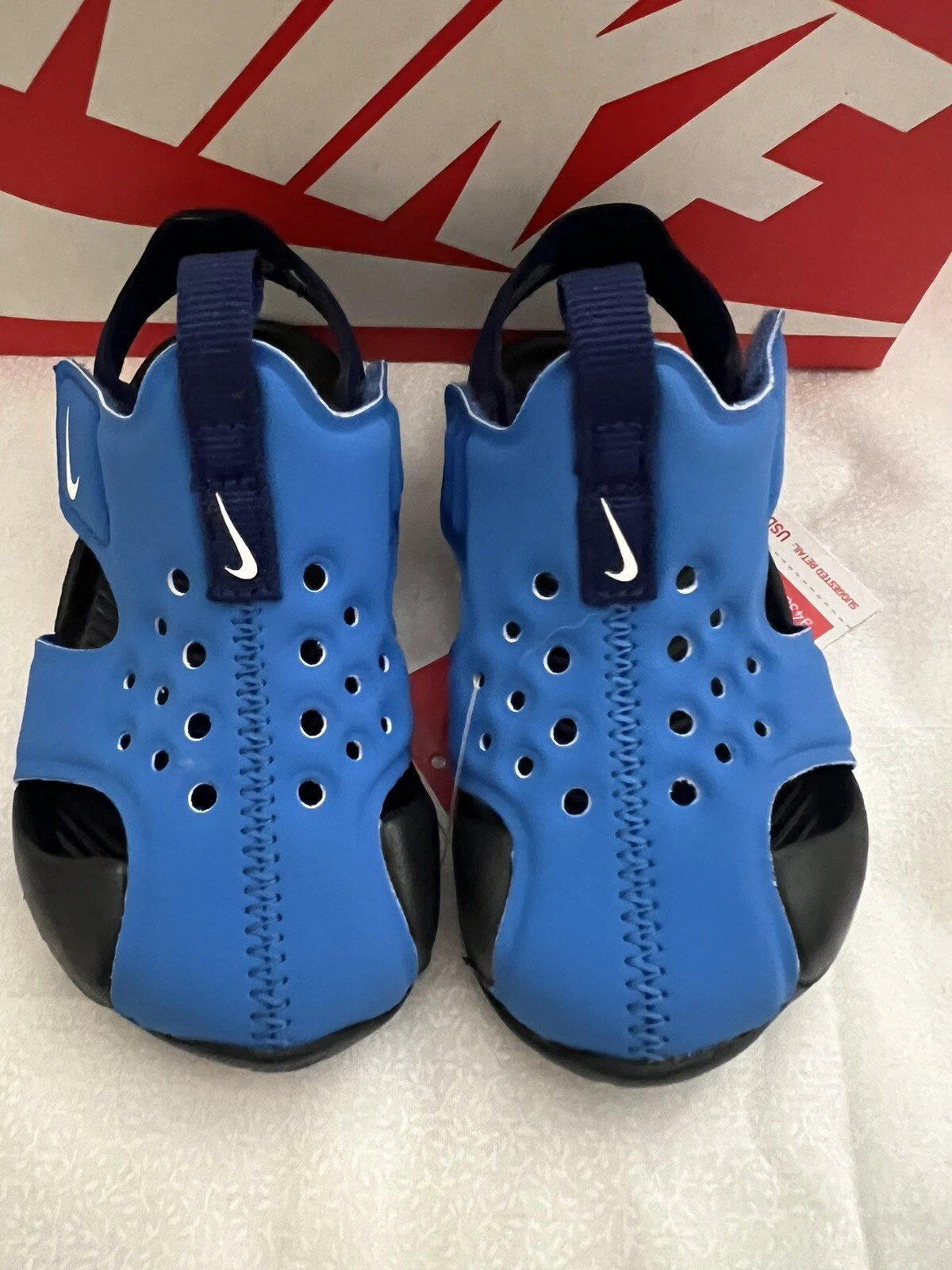 Sandali Nike Sunray Protect 2 (TD) blu nero bianco bambino ragazzo taglia 6c