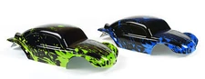 Set of 2 Buggy Muddy Bodies for Traxxas Slash 1/10 Truck Car Shell Green Blue