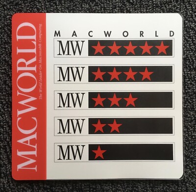 Vintage Macintosh Apple MacWorld Mouse Pad