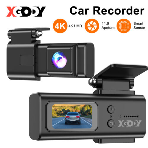 XGODY 1.5" 4K Car DVR Dash Cam Video Recorder G-Sensor 2160P Front WIFI Cameras - Photo 1 sur 12