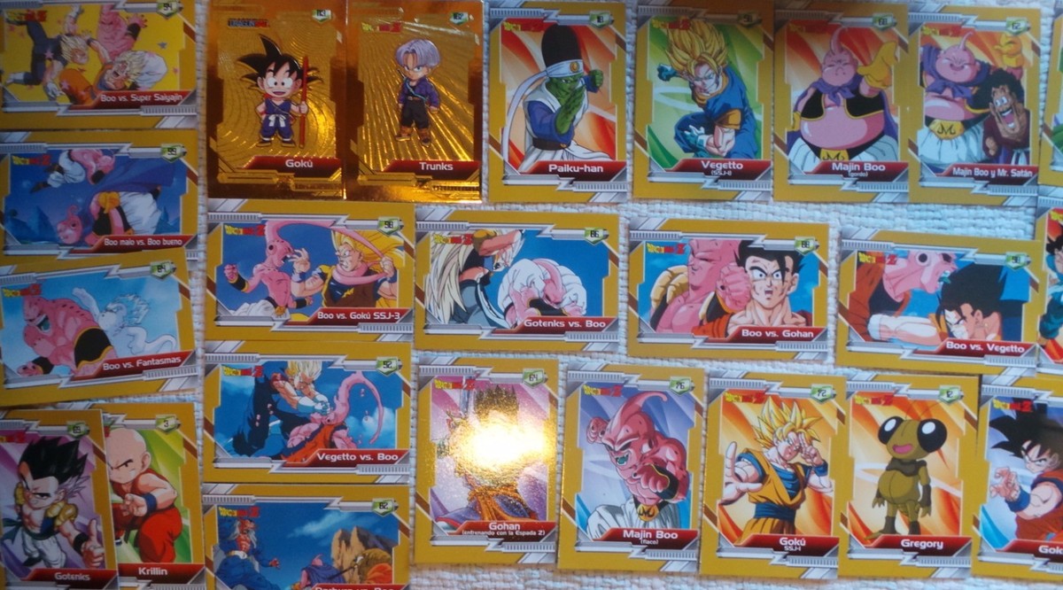 BOX DRAGON BALL Z 101 COLLECTIBLE TRADING CARDS SERIE GOLD 2 BY