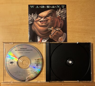 Dirty Rotten Filthy Stinking Rich by Warrant (CD, Jan-1989
