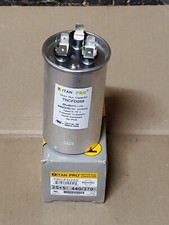 25 5 MFD TITAN PRO TRCFD255 HVAC Round Motor Run Capacitor 440/370 VAC 60/50HZ