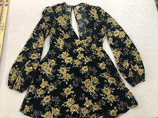 Fashion Craze Womens Dress Medium Floral Open Back