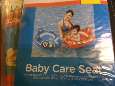 True Living Baby Care Seat - Inflatable Swimming Pool Float - Car NEW