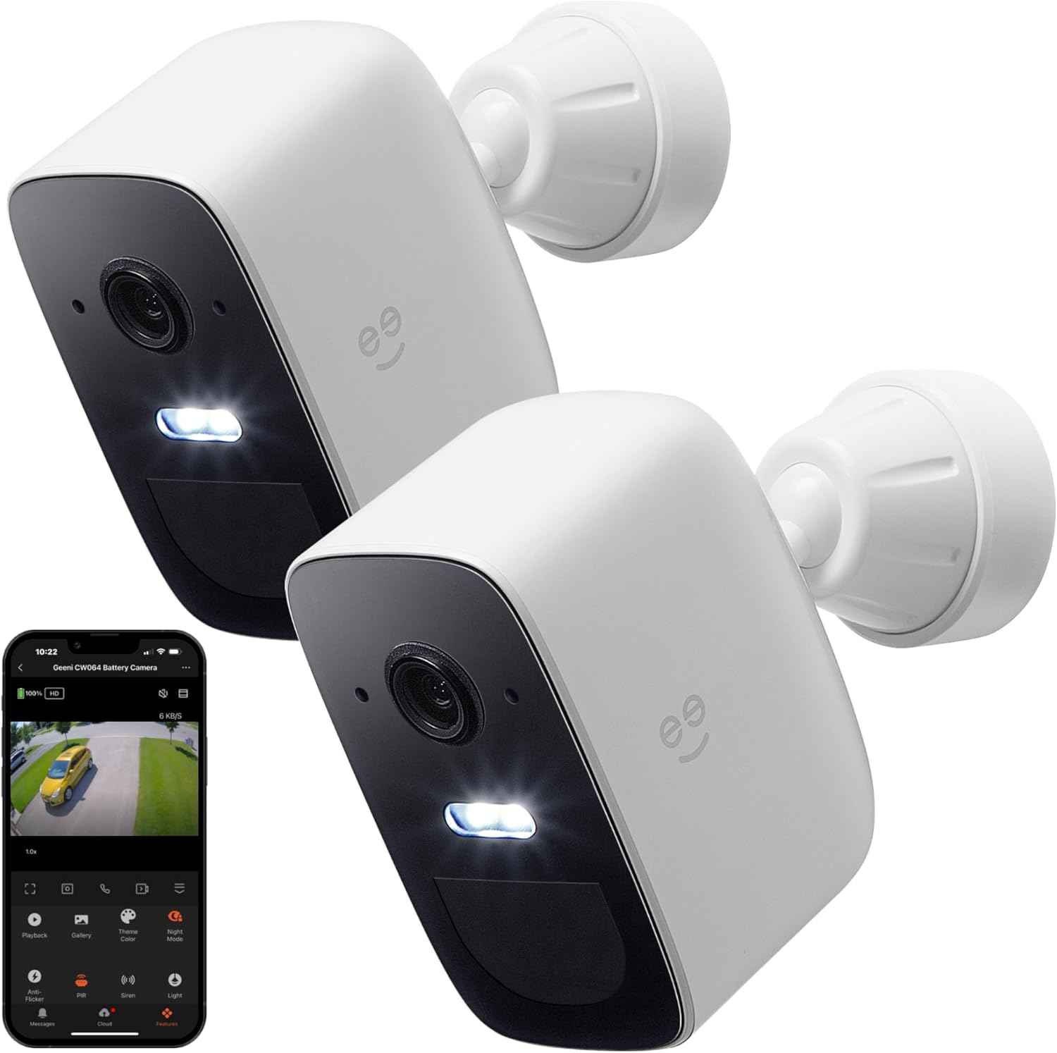 Freebird 2 Smart Battery-Powered Wireless Outdoor Camera – 1080P HD, Motion Dete