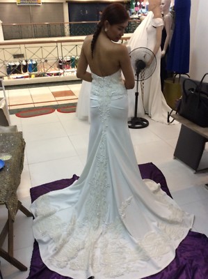 Elegant Luxurious Detailed Wedding Dress Off White Color Regular Price 2800$