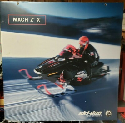 2007 Ski-Doo Sales 2 Sided Hanging Poster board 30