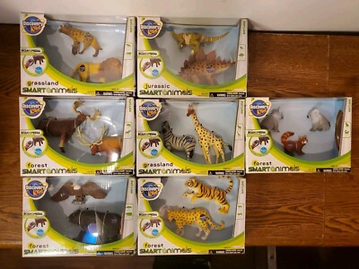 Discovery Kids Smart Animals Lot Of 7 Figure Sets All New In Box Series 1 2008