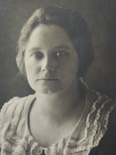 Picture Antique Black & White Woman Photo 9 1/2" X 7" Rare Signed Massopust 22 - Picture 3 of 8