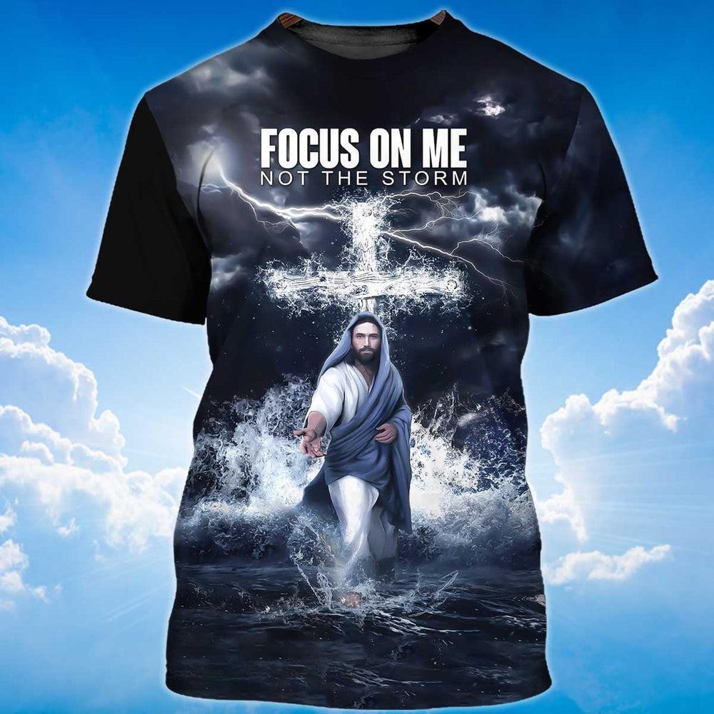 Christ Men's T-shirt with Jesus for Men Graphic Clothing God 3d Printed Summer S
