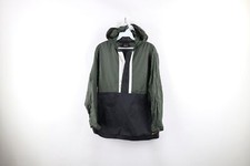 Vintage 90s Nike Womens Large Travis Scott Mini Swoosh Hooded Windbreaker Jacket