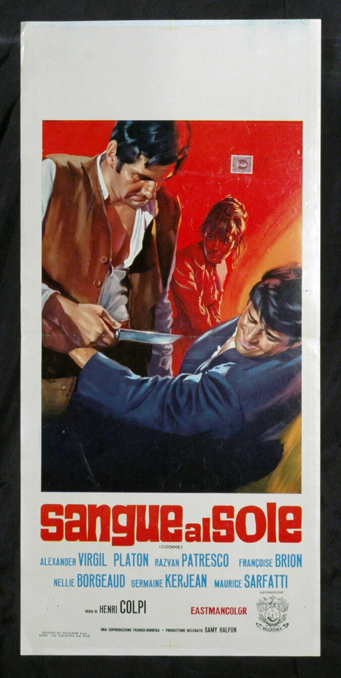 Locandina originale film Sangue al sole (1951)
