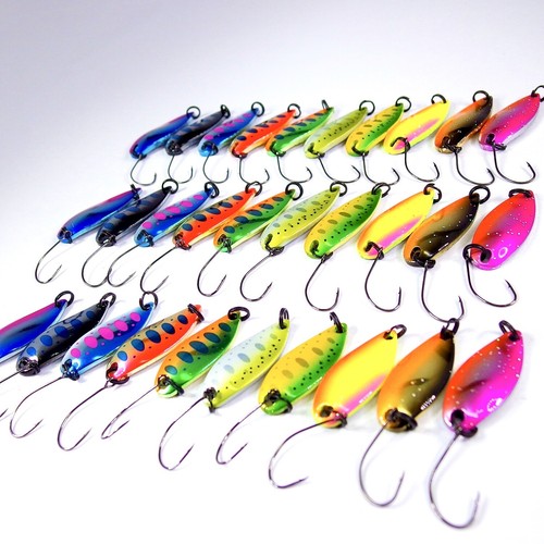 Momolures - Timo Truite Cuiller Amérindien 2.8g 3.5g 4.2g / Forest MIU Stile ! - Photo 54/61