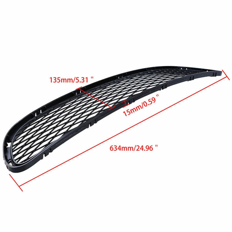 Grelhas de para-choque dianteiro inferior grade malha para BMW E90 LCI 325i 335i 2009-2011 - Imagem 2 de 4