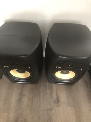 KRK VXT 8 Studio Monitor - Schwarz - Set mit 2 Boxen