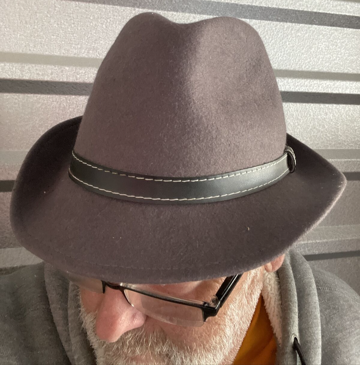 Pierre Cardin wool fedora Vintage Pierre Cardin Wool Fedora Hat - Jet Black, Size 7 3  main image 2
