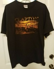 Eric Clapton Slowhand Concert Tour Size XL T-Shirt Guitar