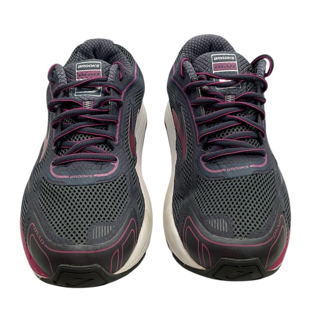 Brooks Dyad-9 Gray Purple Running size 11 Gym Sneakers 1202231B442 thumbnail 7