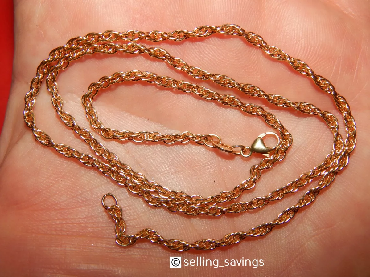 Rope Gold Chain (2.5mm) Gold / 16