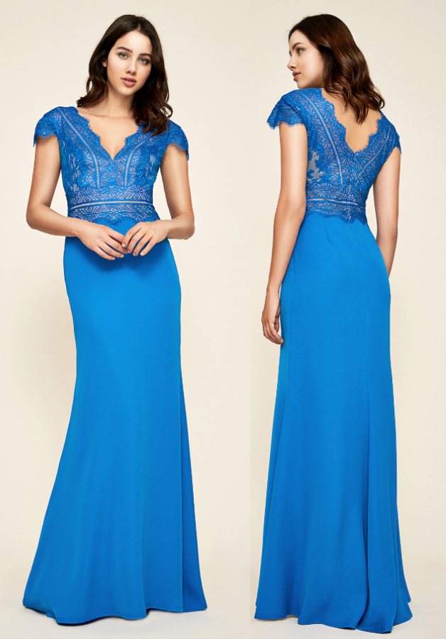 【Sinoon】 Scallop Lace Layered Dress SINOON