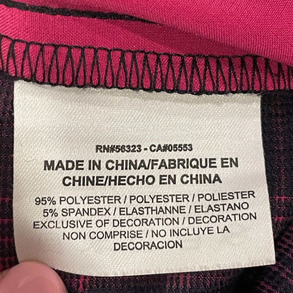 Nike Womens Modern Rise Tour Performance Dri Fit Golf Pants Plaid